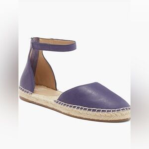 New Eileen Fisher Lala Espadrille Leather Flat (size 6.5)